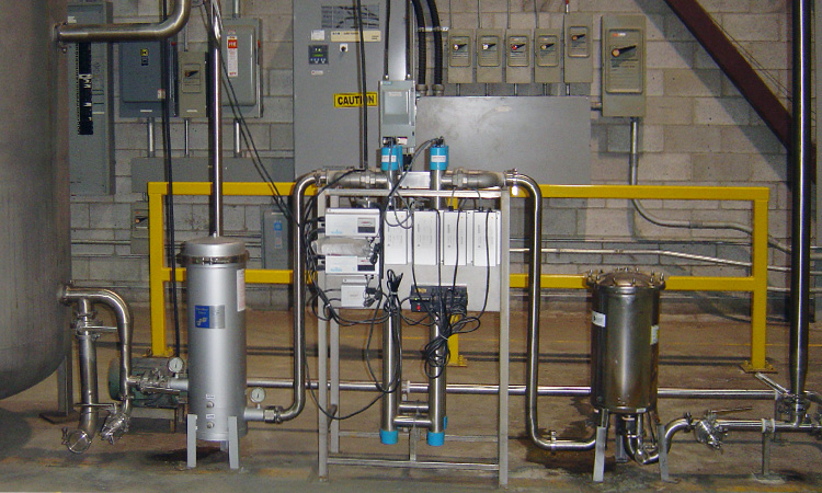 Water treatment system at a juicemaker's plant