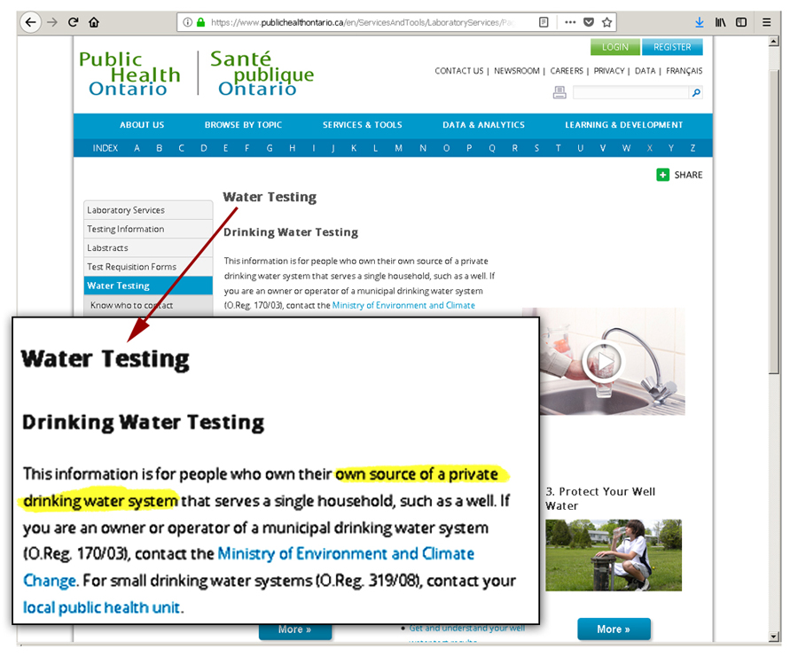 Water Testing