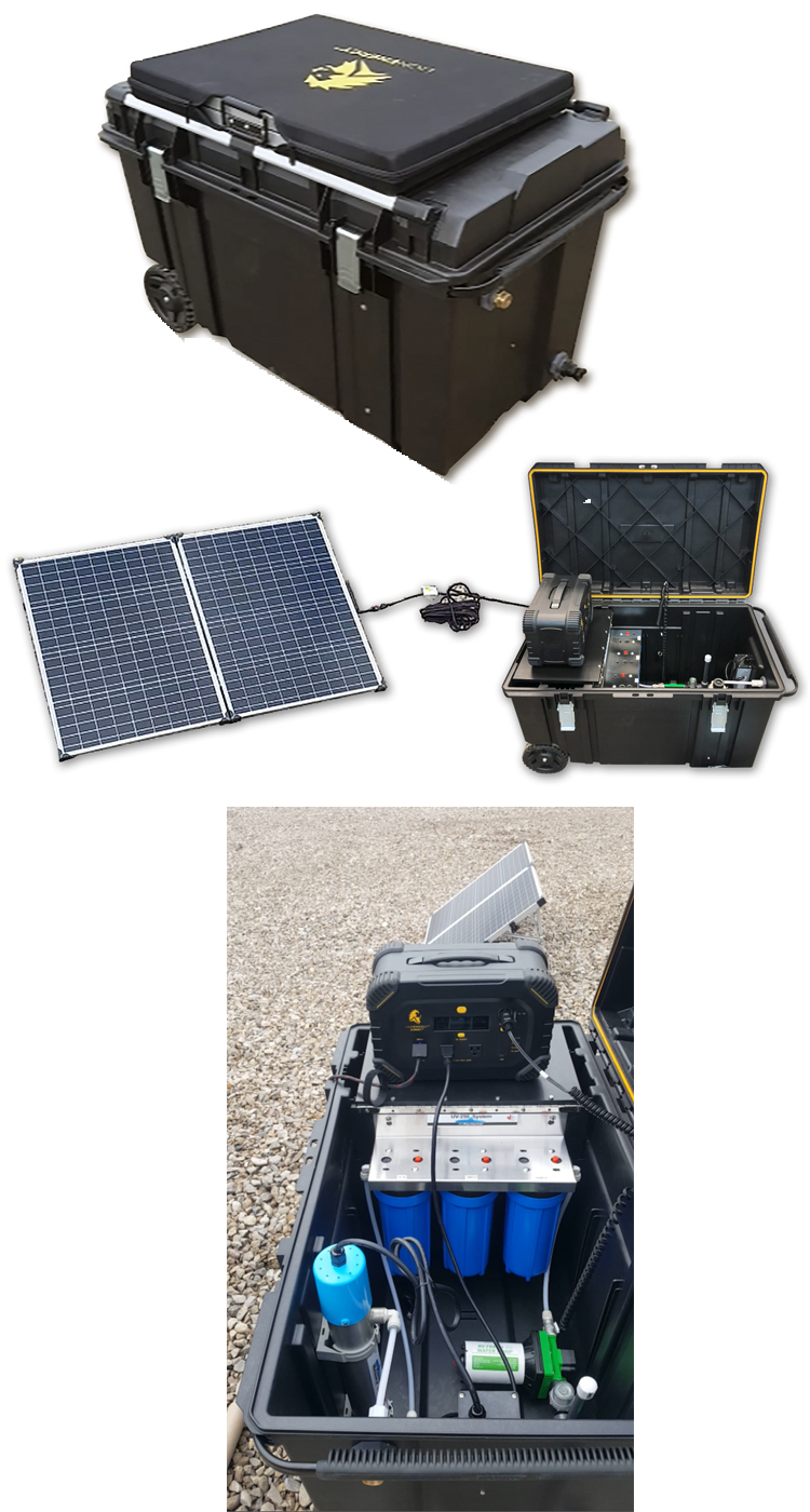 picture of the Wyckomar UV250 Solar Powered Tote System